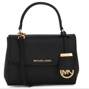 Michael Kors Small Black Ava Crossbody